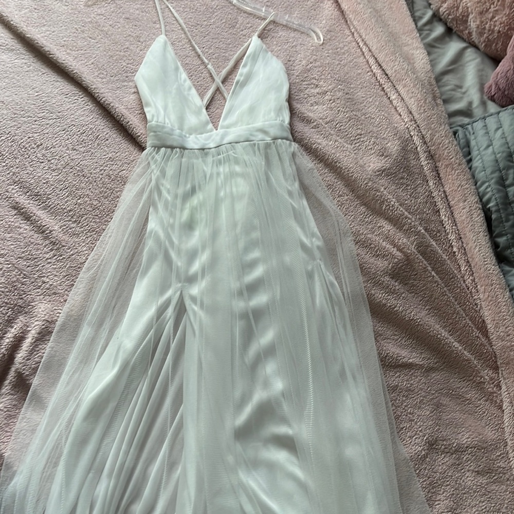New white prom dress